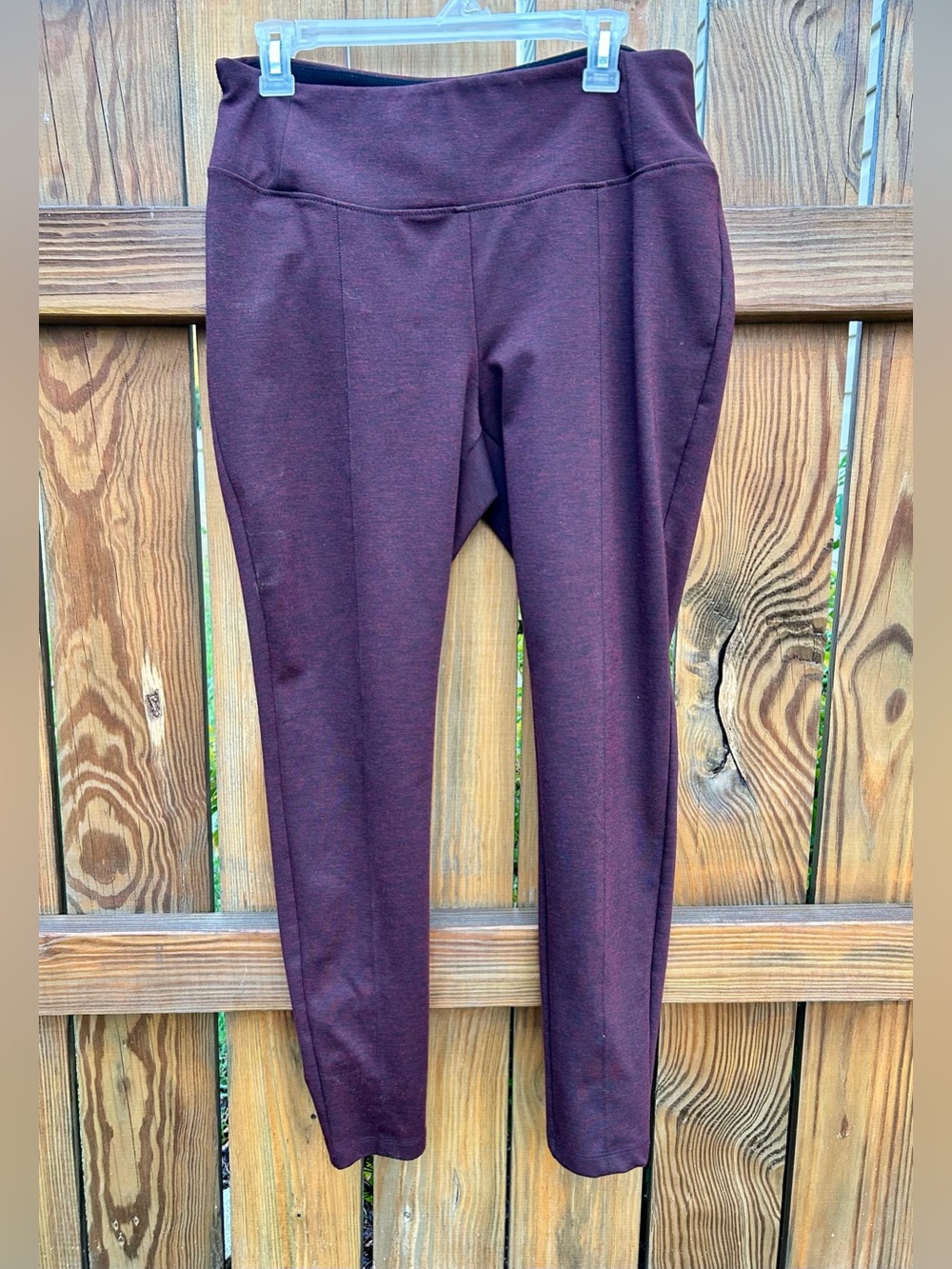 APT. 9 Seamed Pointe Leggings Brown Sz. Large